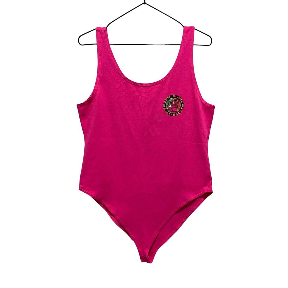 Body Glove Women's Fuschia Lightweight Bodysuit Top Sz XL